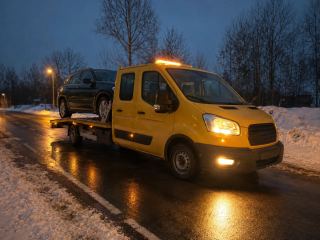 Pomoc drogowa po awarii nocą – rozruch akumulatora w Lesznie